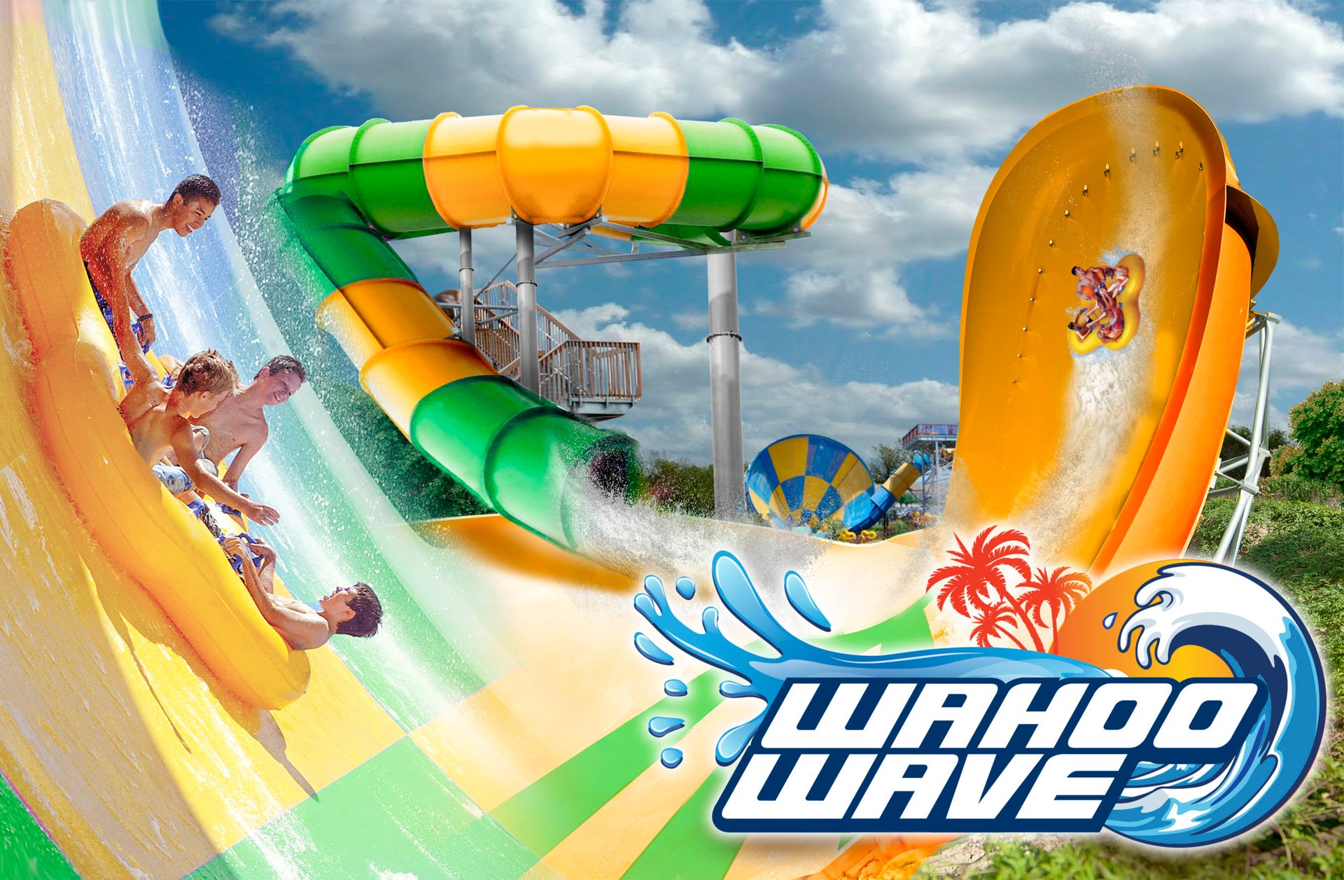 Wahoo Wave Hurricane Harbor Splashtown