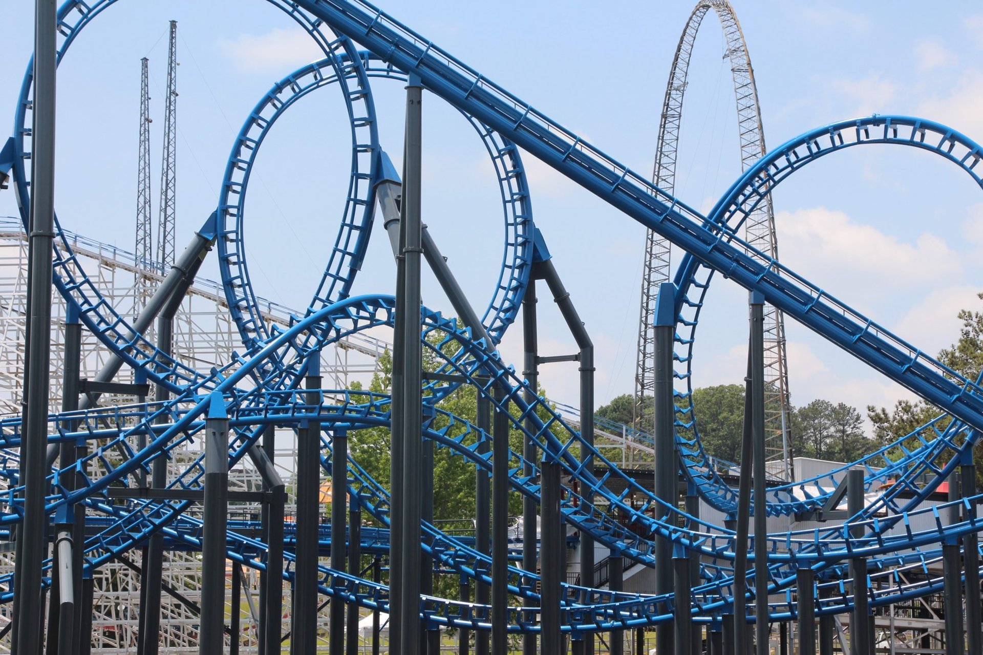 Blue Hawk Thrill Ride Six Flags - Blue Hawk Photos Wide 15 3 2048x1365 