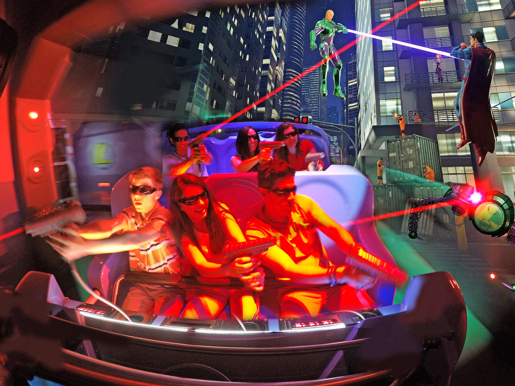 Six Flags Family Rides