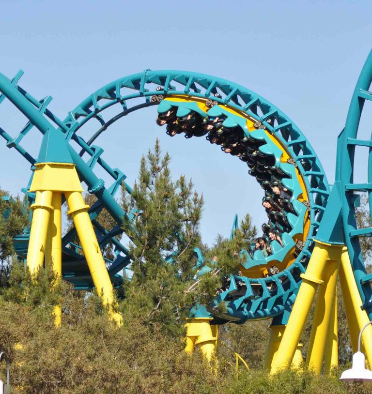 Boomerang CoasttoCoaster Six Flags Discovery Kingdom