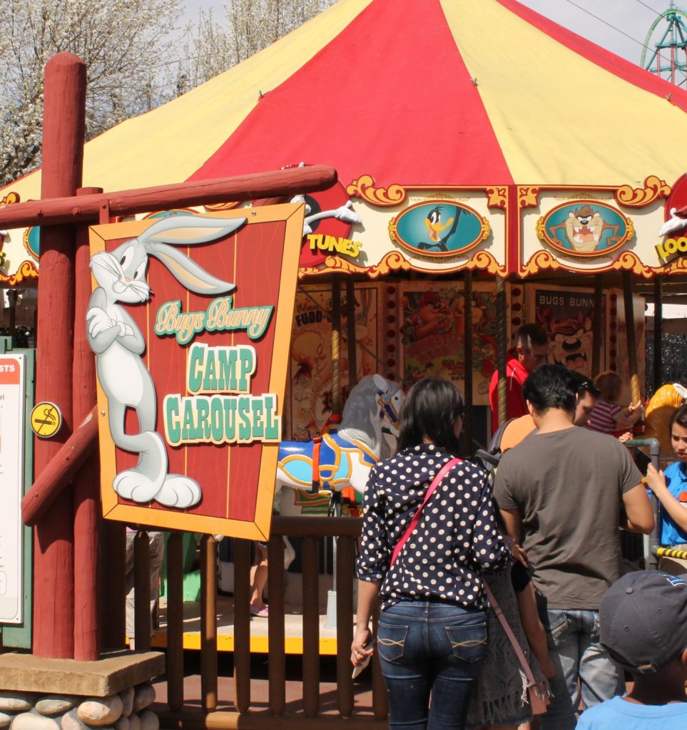 Bugs Bunny Camp Carousel Six Flags Great Adventure