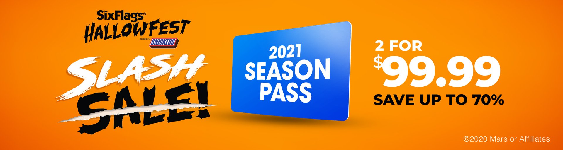 2021 Season Pass Slash Sale