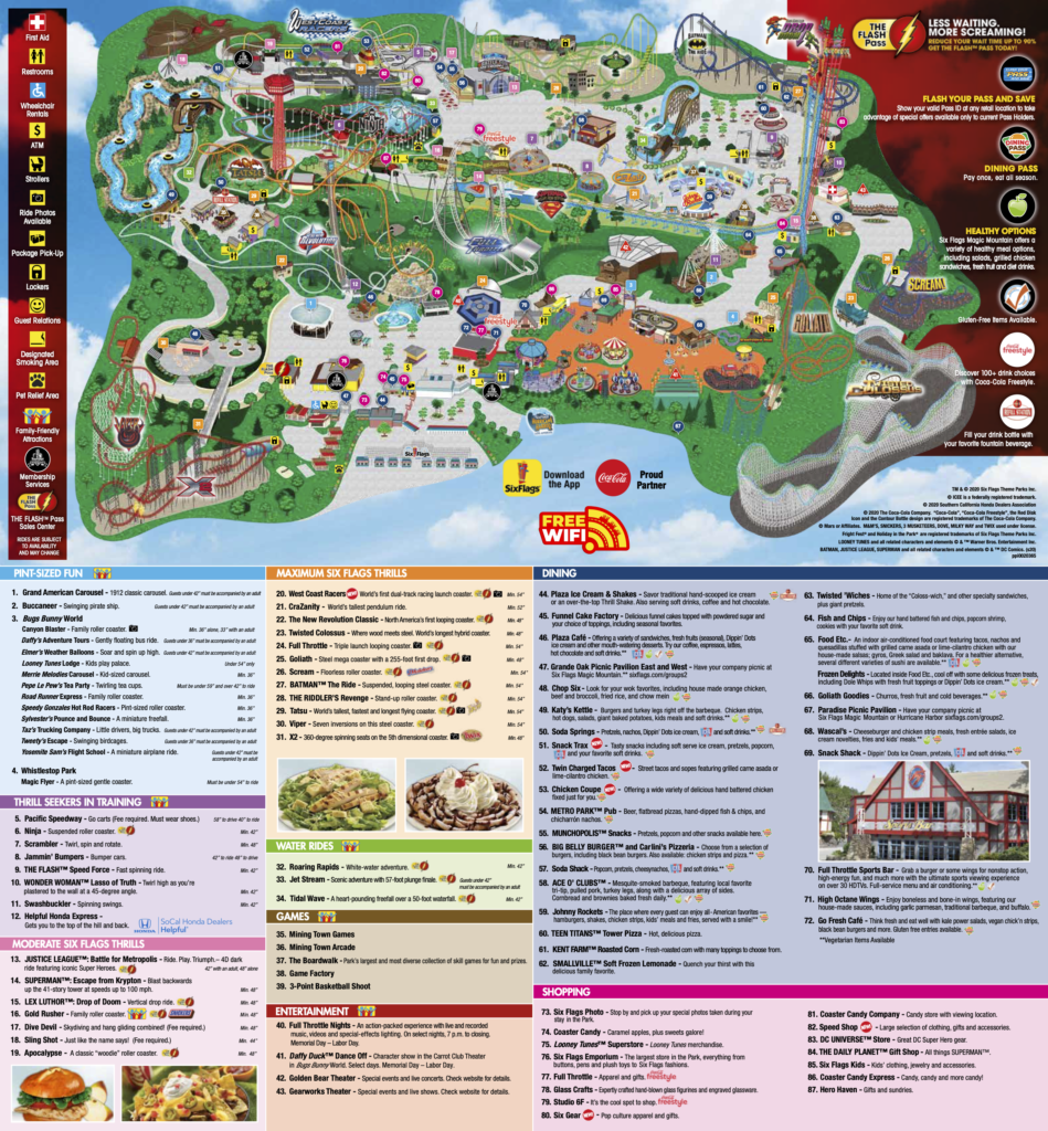 Six Flags Magic Mountain Map 2025 Samiya Wren Six Flags Magic Mountain Map 2025 Samiya Wren