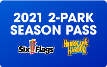 2021 Six Flags and Hurricane Harbor Season Pass