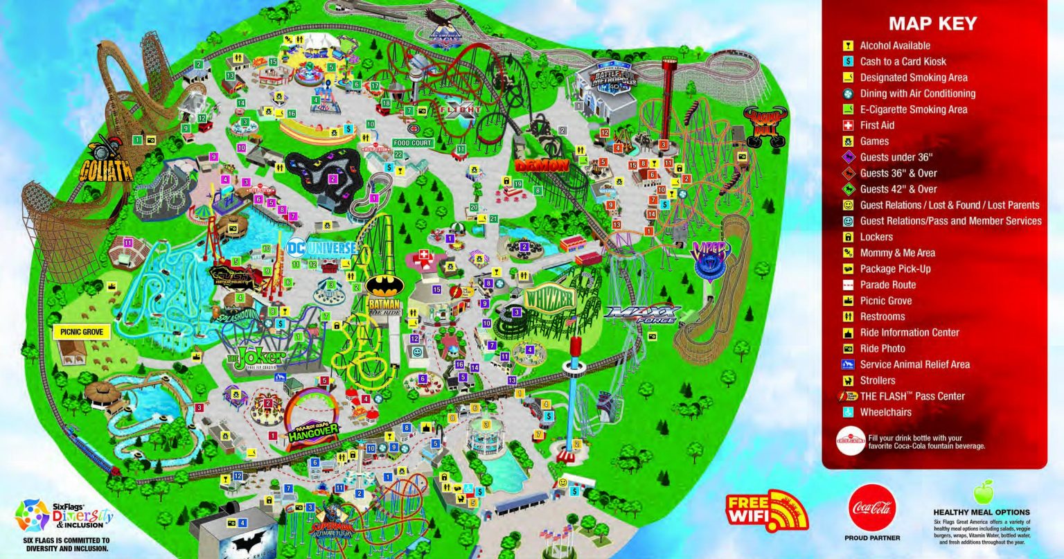 Six Flags America 2024 Dorine Katerina
