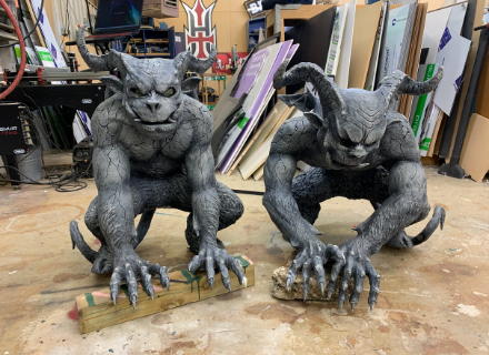 Poltergeist Two Gargoyle Props