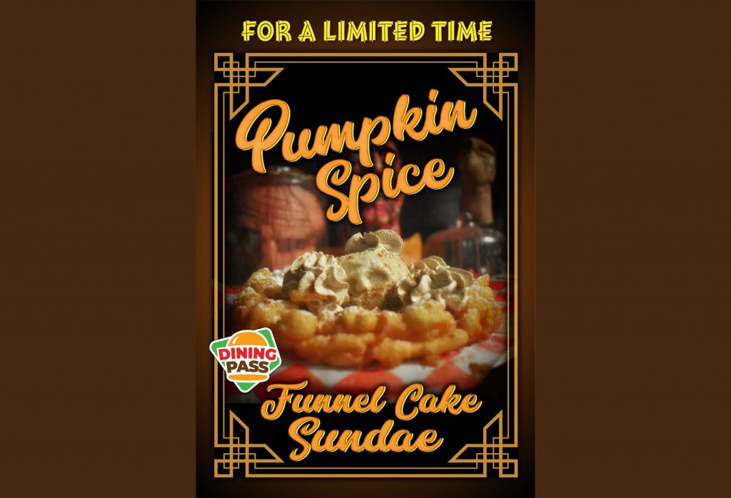 Pumpkin Spice Funnel Cake