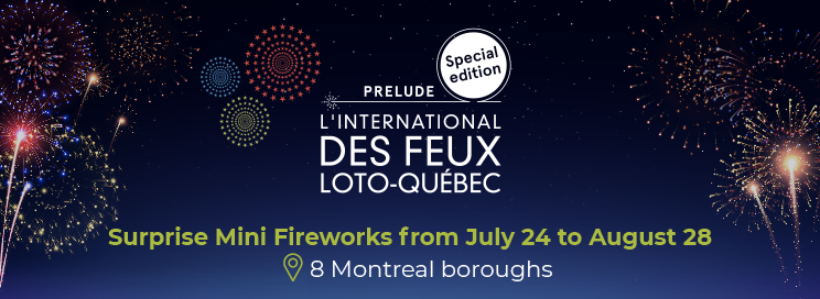 Fireworks display for La Ronde celebrtion.