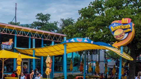 All American Cafe at Six Flags Over Texas
