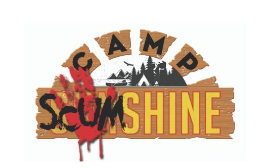 A logo for camp scumshine