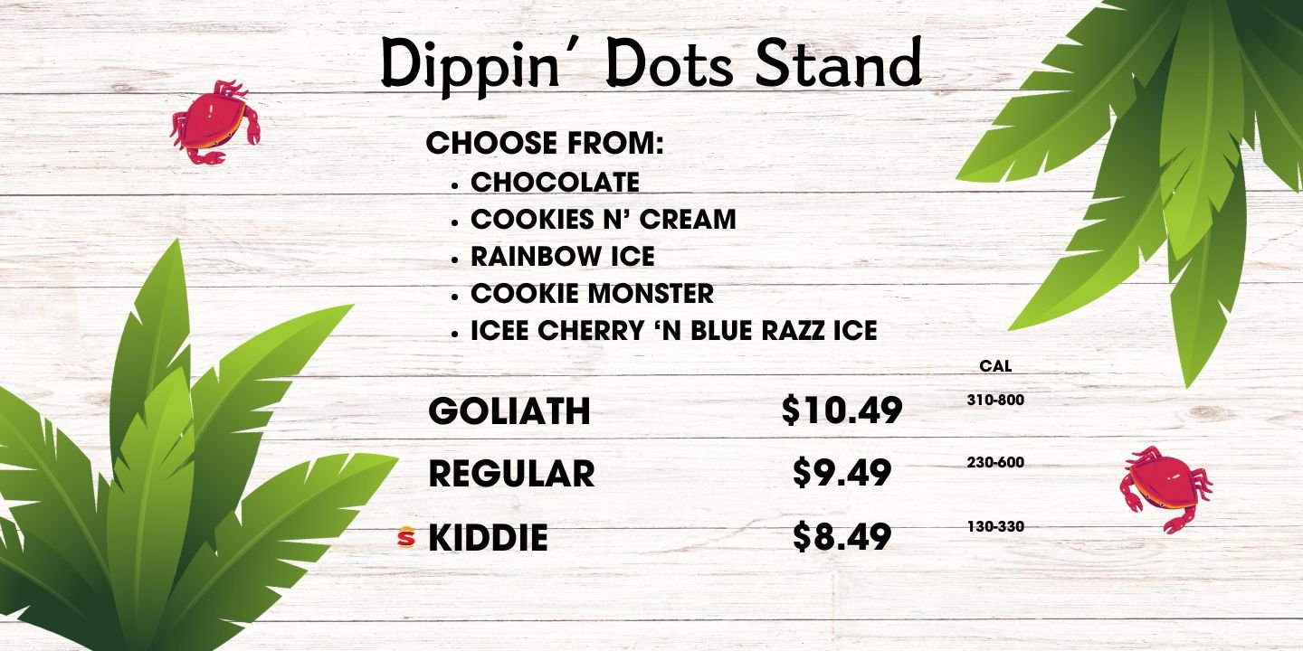 Dippin' Dots Stand