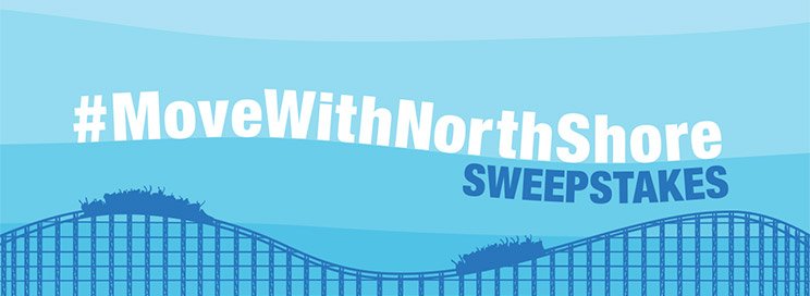 Blue banner reading #movewithnorthshore