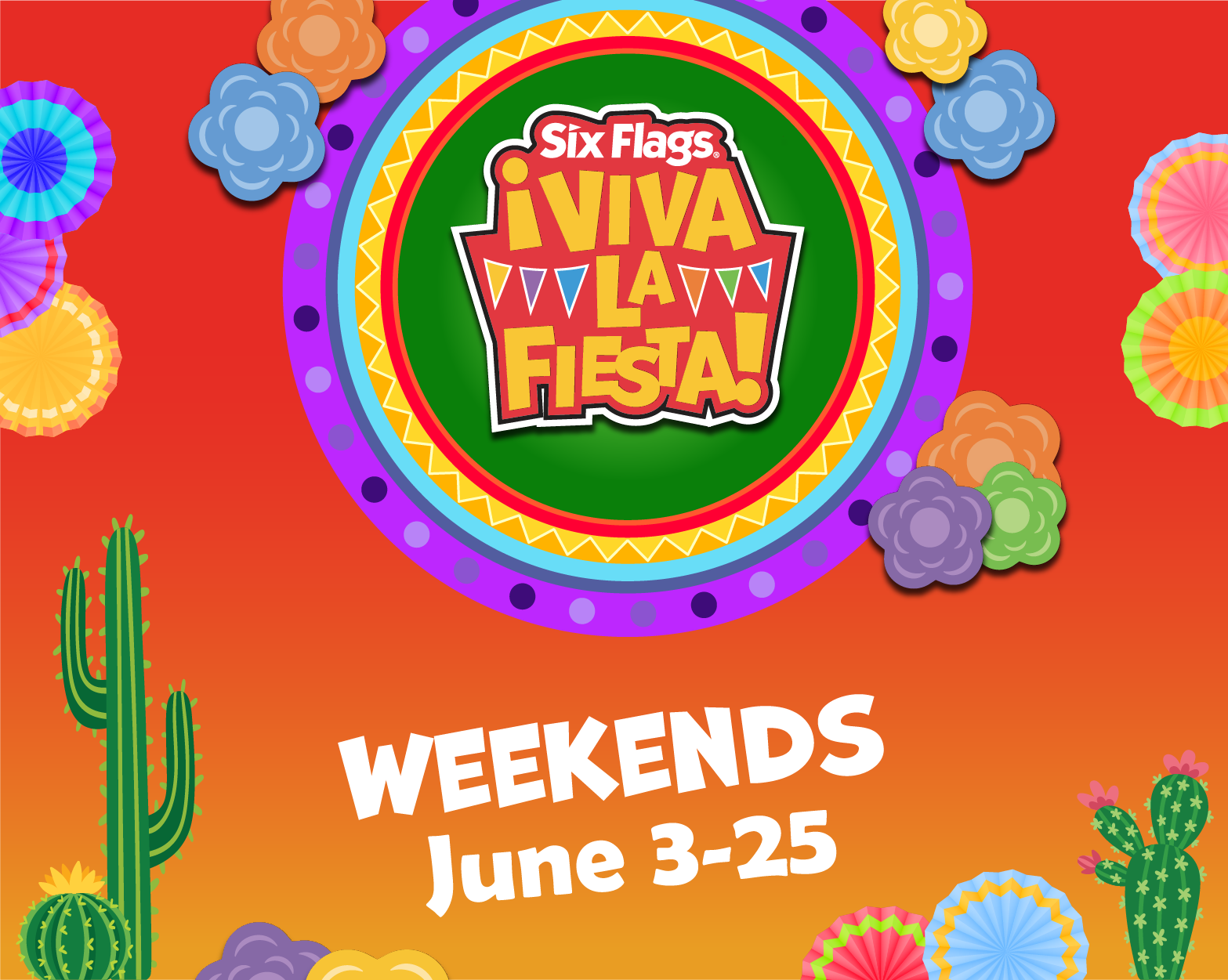  Viva La Fiesta At Six Flags America Bowie MD
