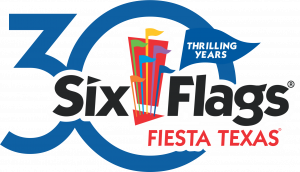 Six Flags Fiesta Texas classic 30th anniversary logo