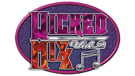 Wicked Mix Volume 2 stylized logo with music note.