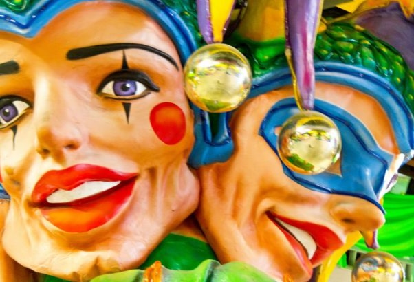 Mardi Gras decorations