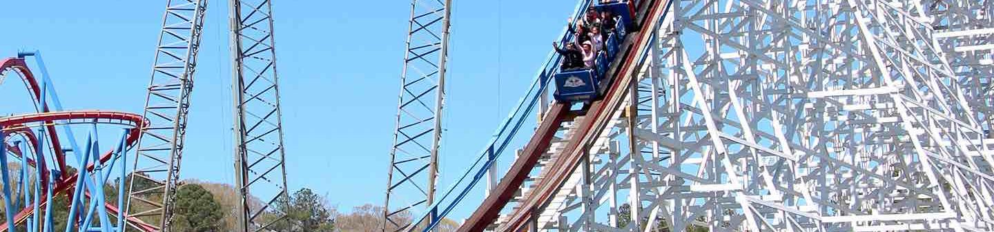 Great American Scream Machine Thrill Ride Experience