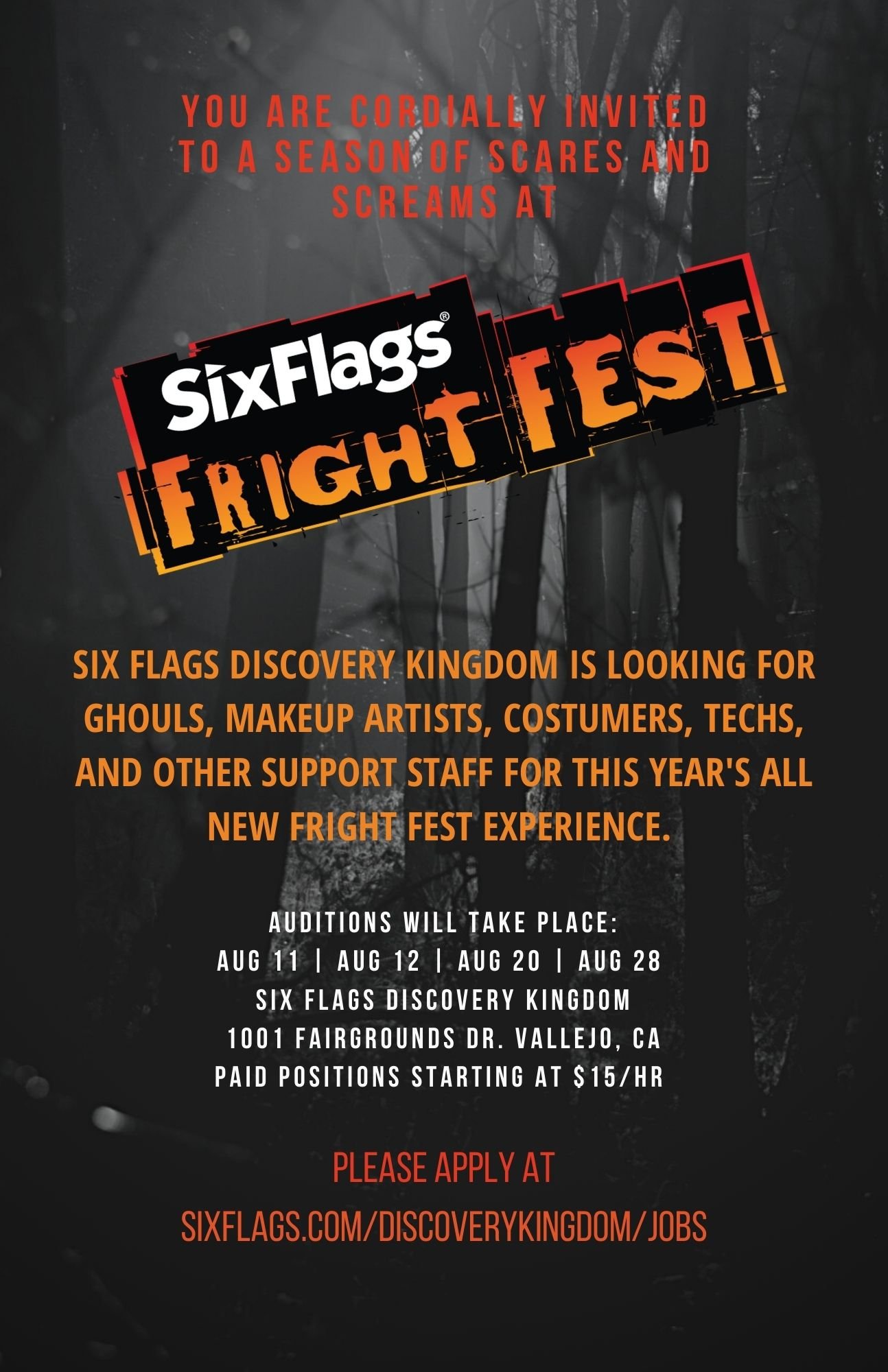 Now Hiring Fright Fest - Frightfest