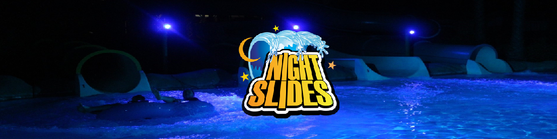 Night Slides at Hurricane Harbor