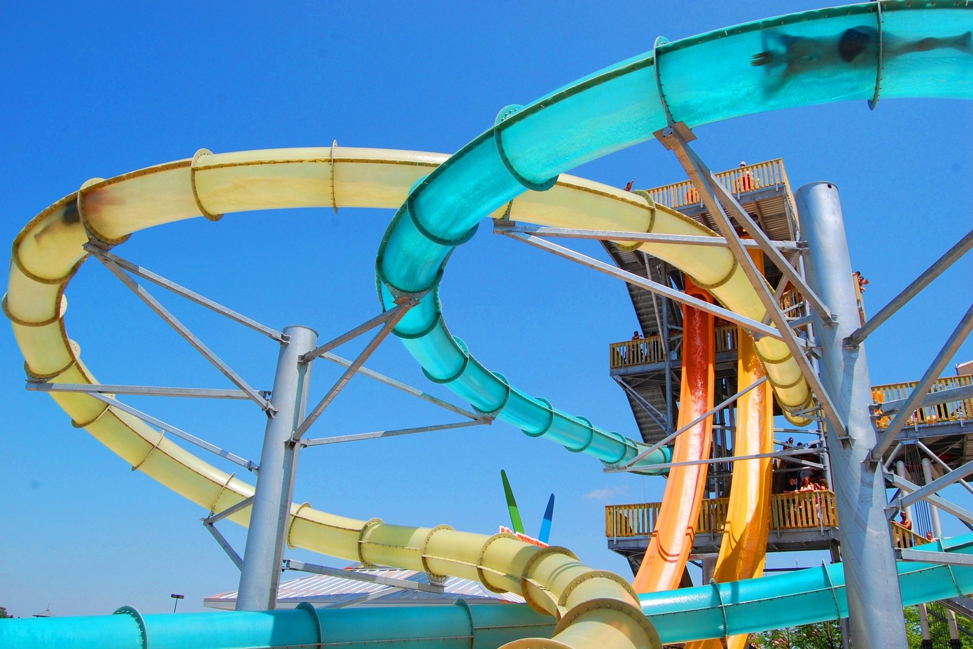 HHCH Blue and Yellow Waterslide