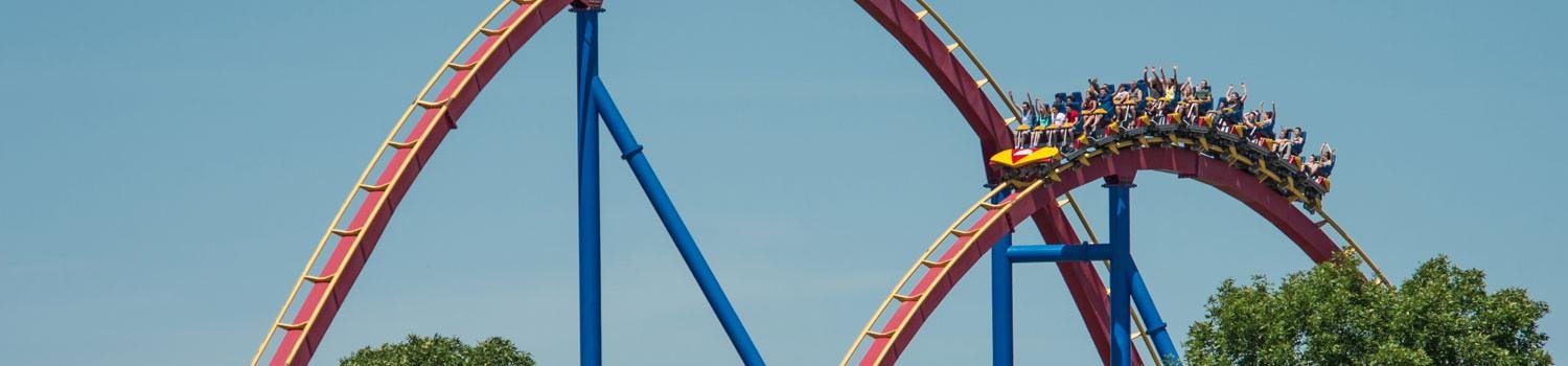 Goliath the ride at Six Flag La Ronde