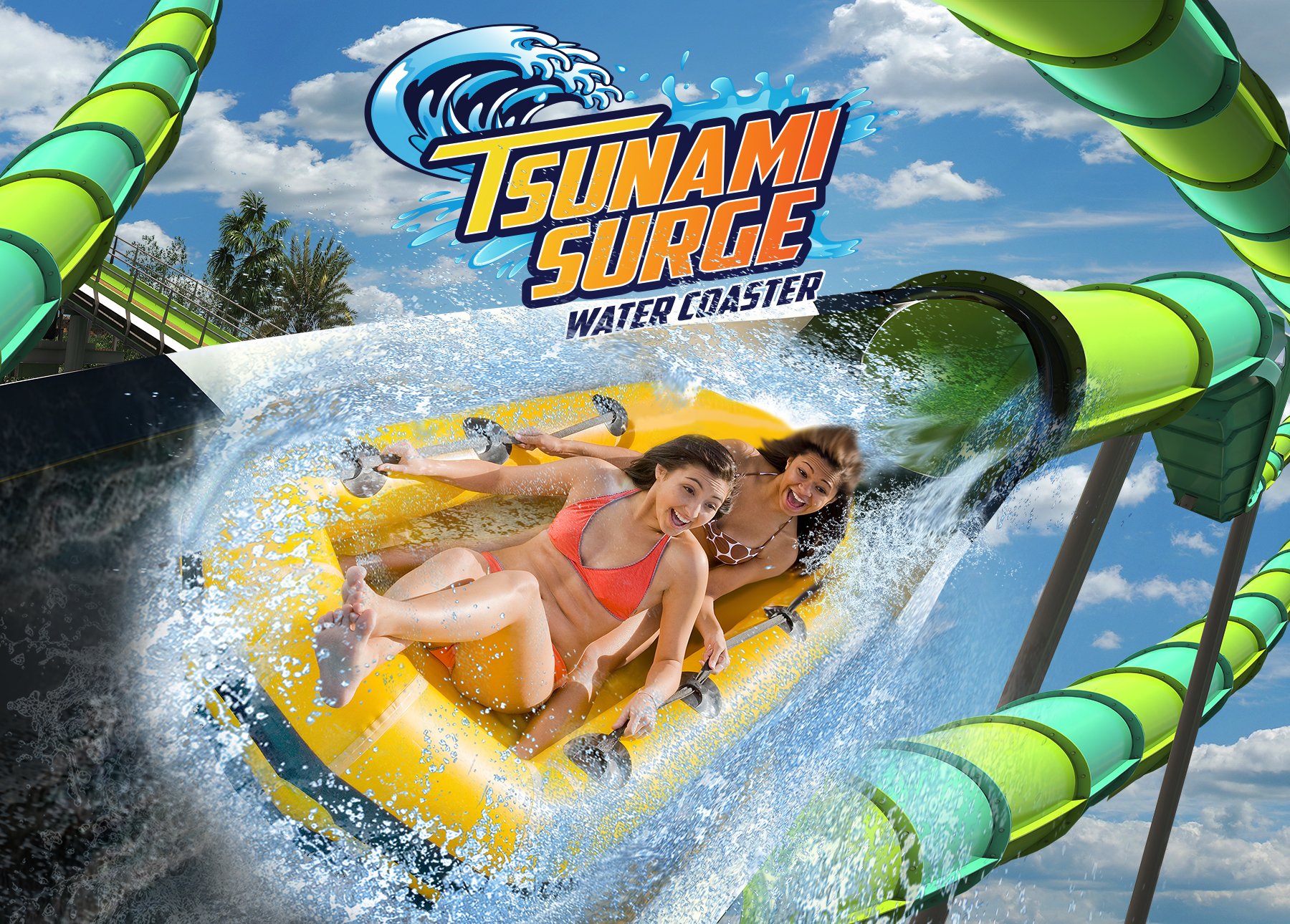 Tsunami Surge at Hurricane Harbor Chicago
