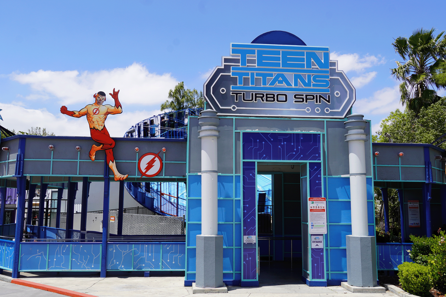 TEEN TITANS Turbo Spin Six Flags - Sfmm Attractions Teen Titan Turbo Spin 1536x1024 