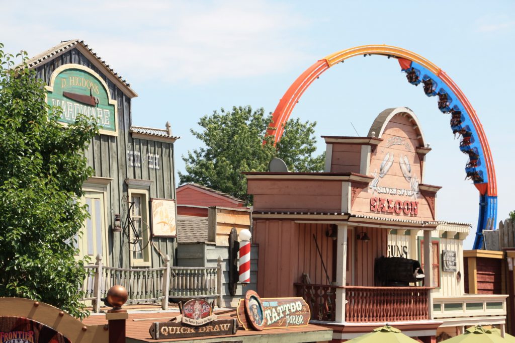 Frontier City western style buildings