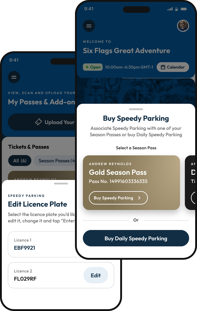 Speedy Parking Six Flags Great Adventure
