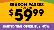 Six Flags Season Pass now only $59.99