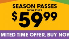 Six Flags Season Pass now only $59.99
