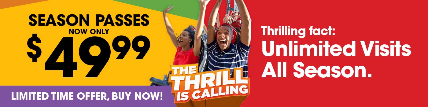 Six Flags Season Pass now only $49.99