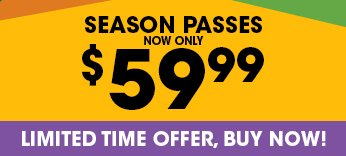 Six Flags Season Pass now only $59.99