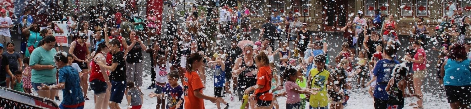 foam event at the park
